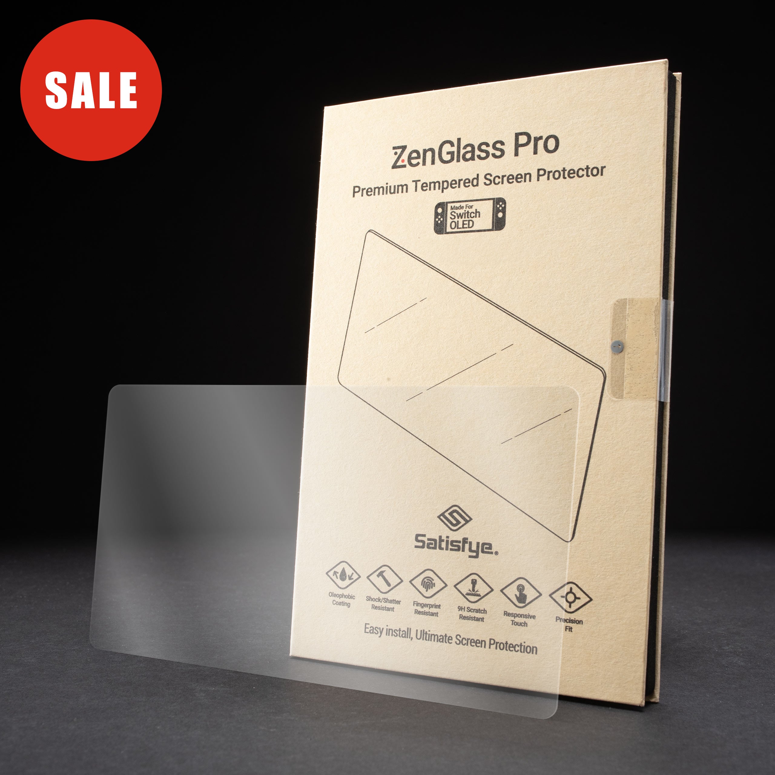 ZenGlass - Glass Screen Protector for Switch OLED