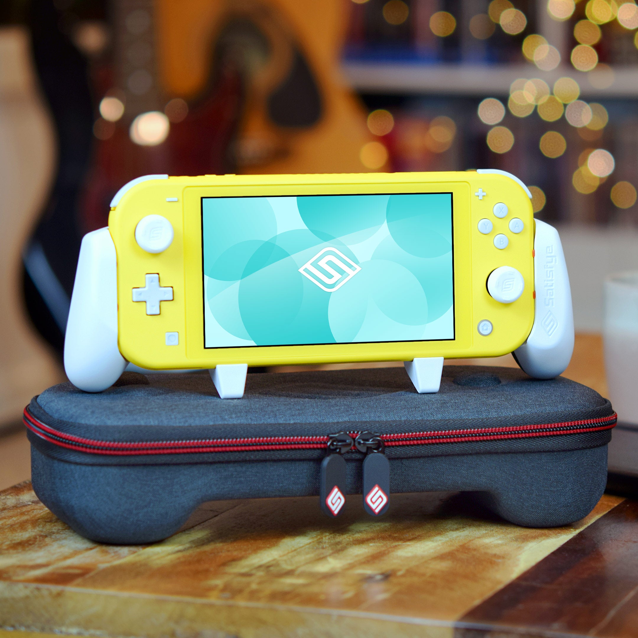 Nintendo deals Switch Lite Gray With Satisfye Grip OFFERS WELCOME